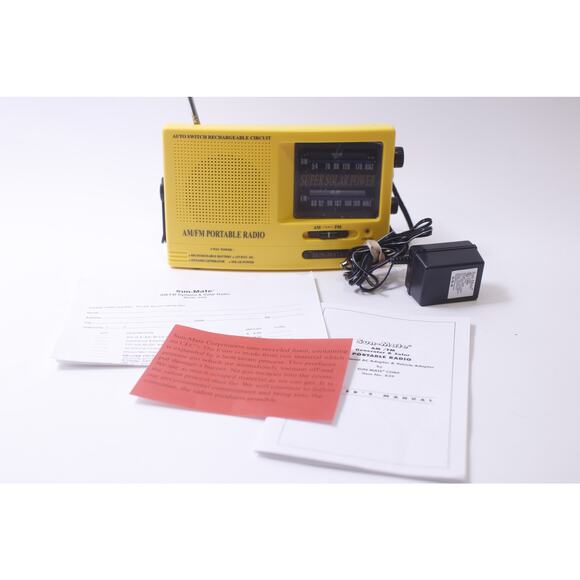 Sun, Mate, Dynamo, Solar Radio, Yellow, 1999, In Packaging, Solar Powered - Picture 3 of 5